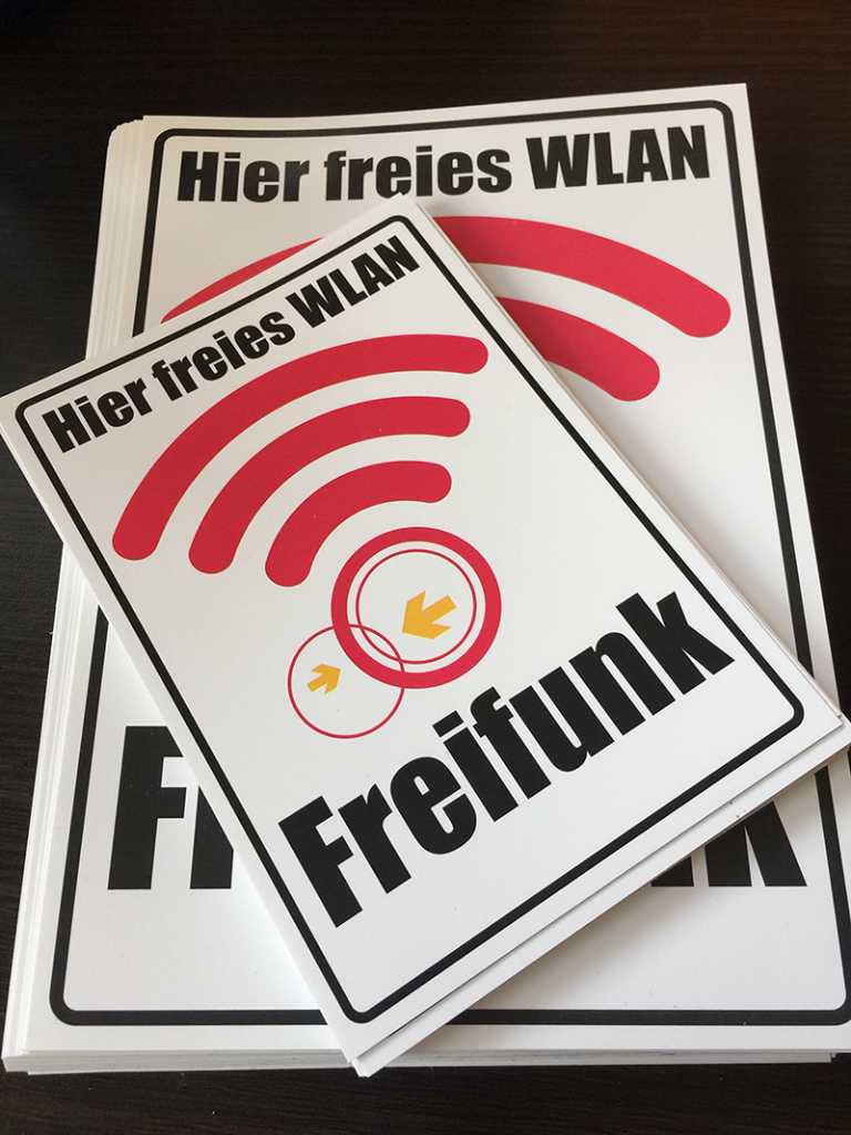 Freifunk-Sticker
